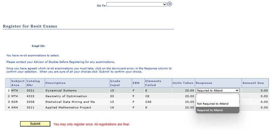 Resit submission